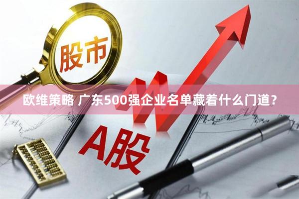 欧维策略 广东500强企业名单藏着什么门道？