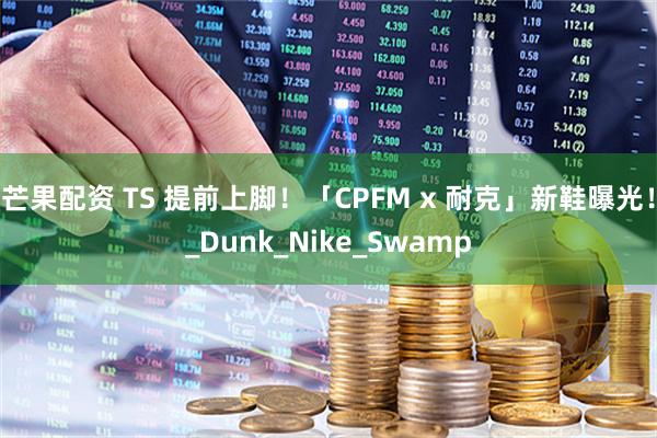 芒果配资 TS 提前上脚！「CPFM x 耐克」新鞋曝光！_Dunk_Nike_Swamp